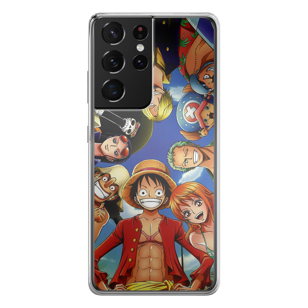 One Piece Luffy Crew Galaxy S21 Ultra Case