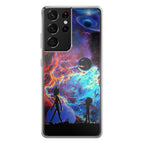 Rick And Morty Flat Galaxy Galaxy S21 Ultra Case