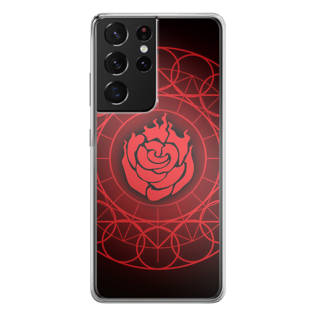 Ruby Rose Symbol RWBY Galaxy S21 Ultra Case