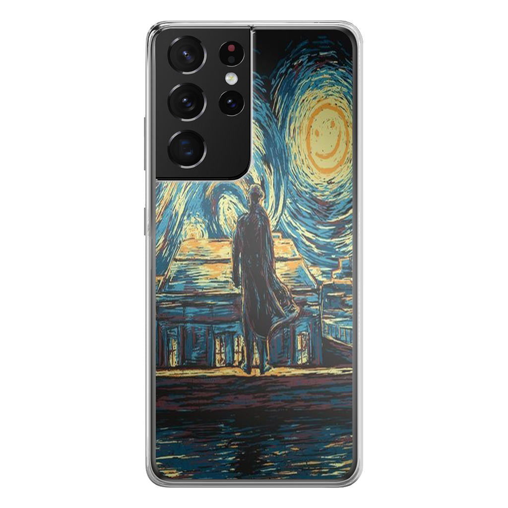 Sherlock Starry Night Galaxy S21 Ultra Case