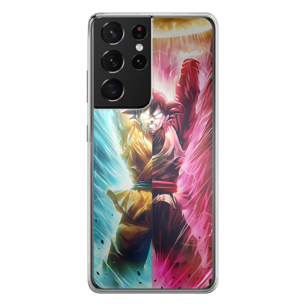 Spirit Bomb Split Goku Dragon Ball Galaxy S21 Ultra Case