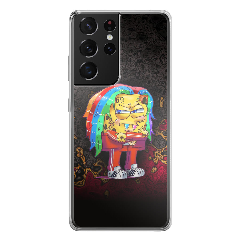 Sponge Hypebeast 69 Mode Galaxy S21 Ultra Case