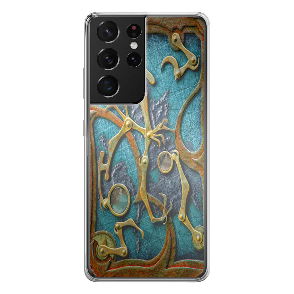 Steampunk Book Cover Galaxy S21 Ultra Case