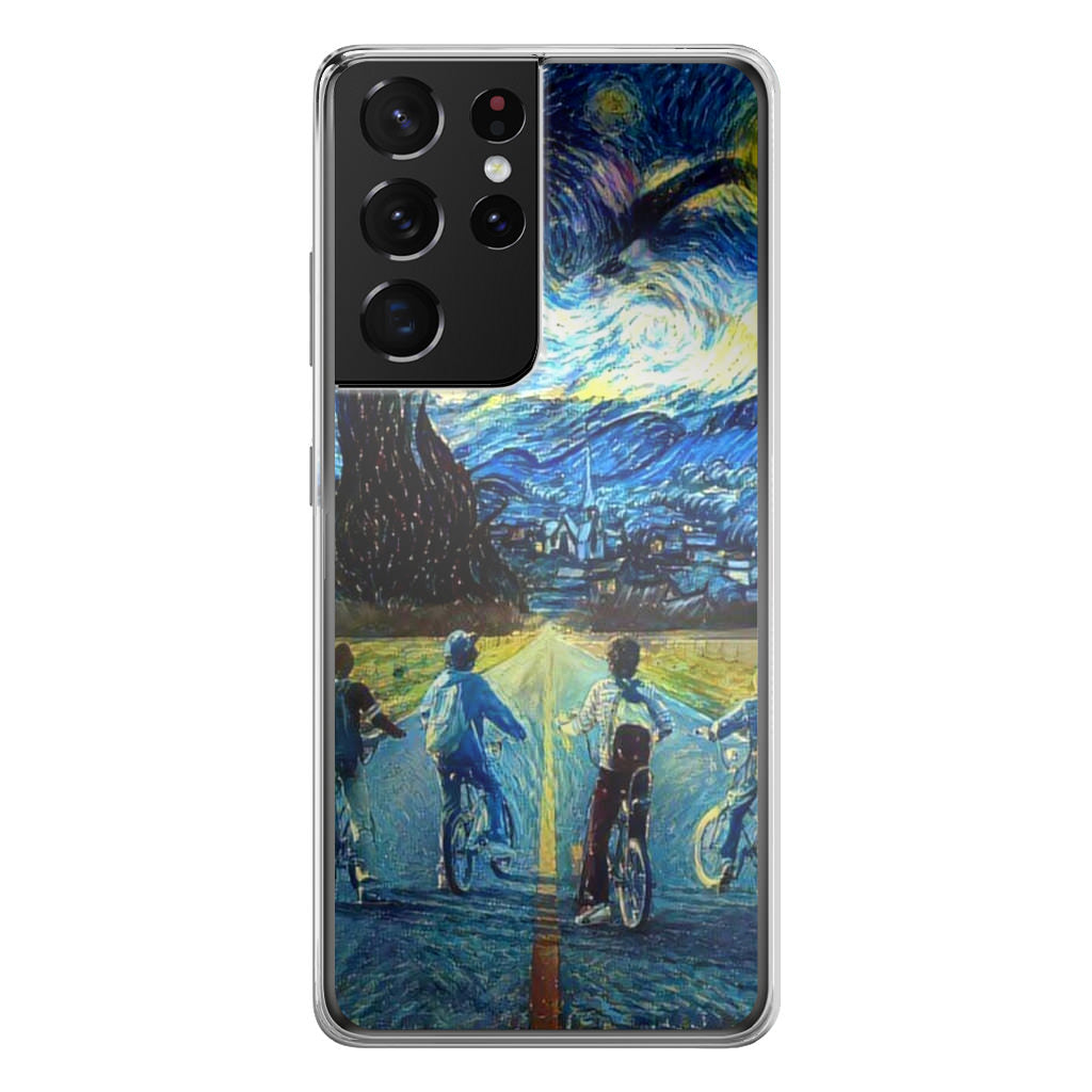Stranger At Starry Night Galaxy S21 Ultra Case