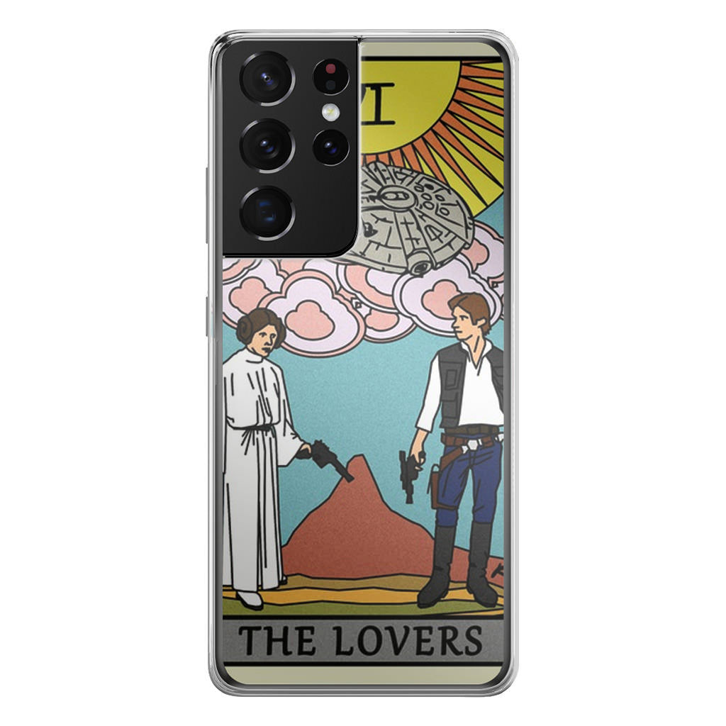 The Lovers Tarot Card Galaxy S21 Ultra Case