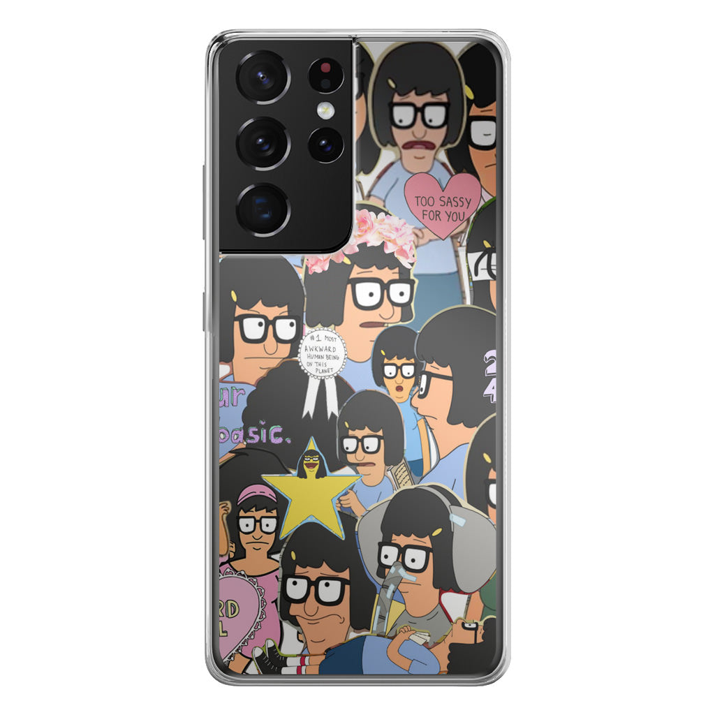 Tina Belcher Collage Galaxy S21 Ultra Case