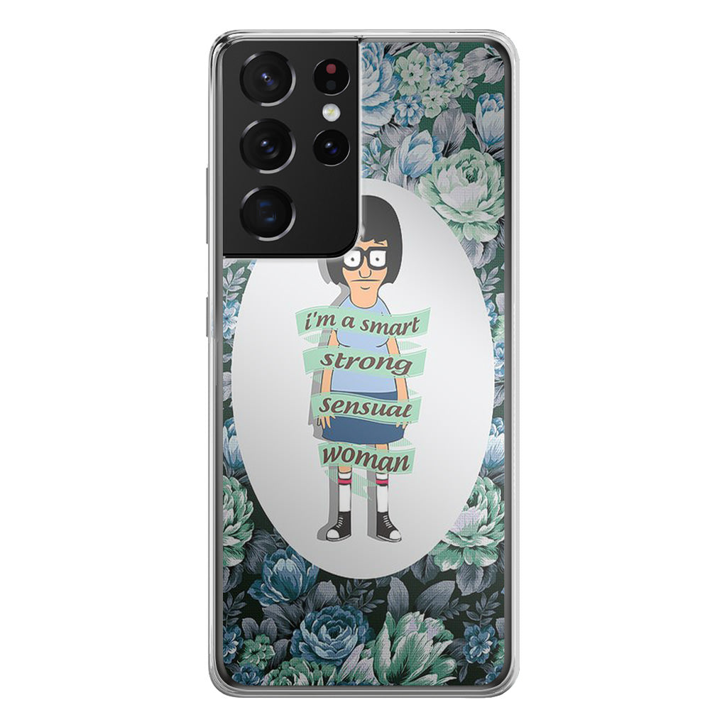 Tina Belcher Flower Woman Quotes Galaxy S21 Ultra Case
