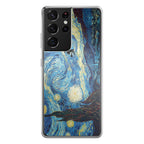 Witch Flying In Van Gogh Starry Night Galaxy S21 Ultra Case