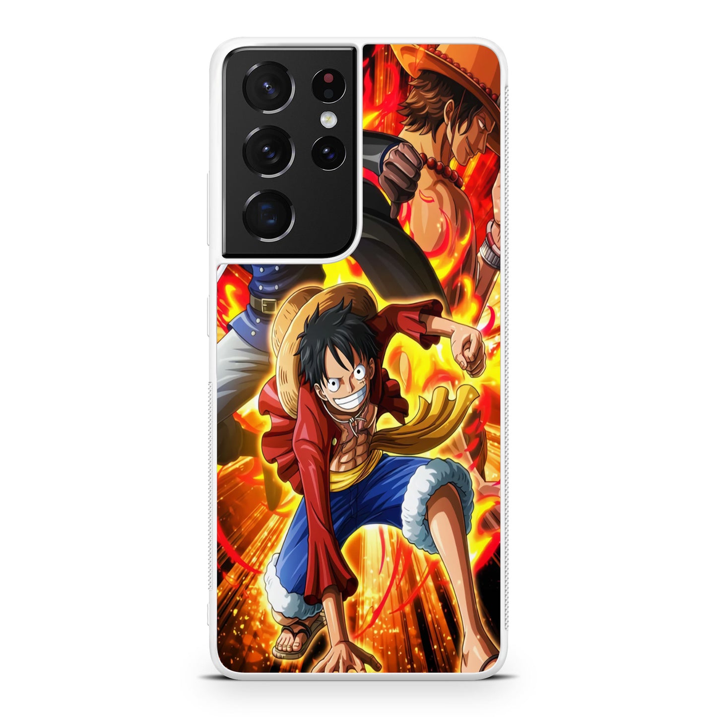 Ace Sabo Luffy Brotherhood Galaxy S21 Ultra Case