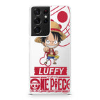 Chibi Luffy Galaxy S21 Ultra Case