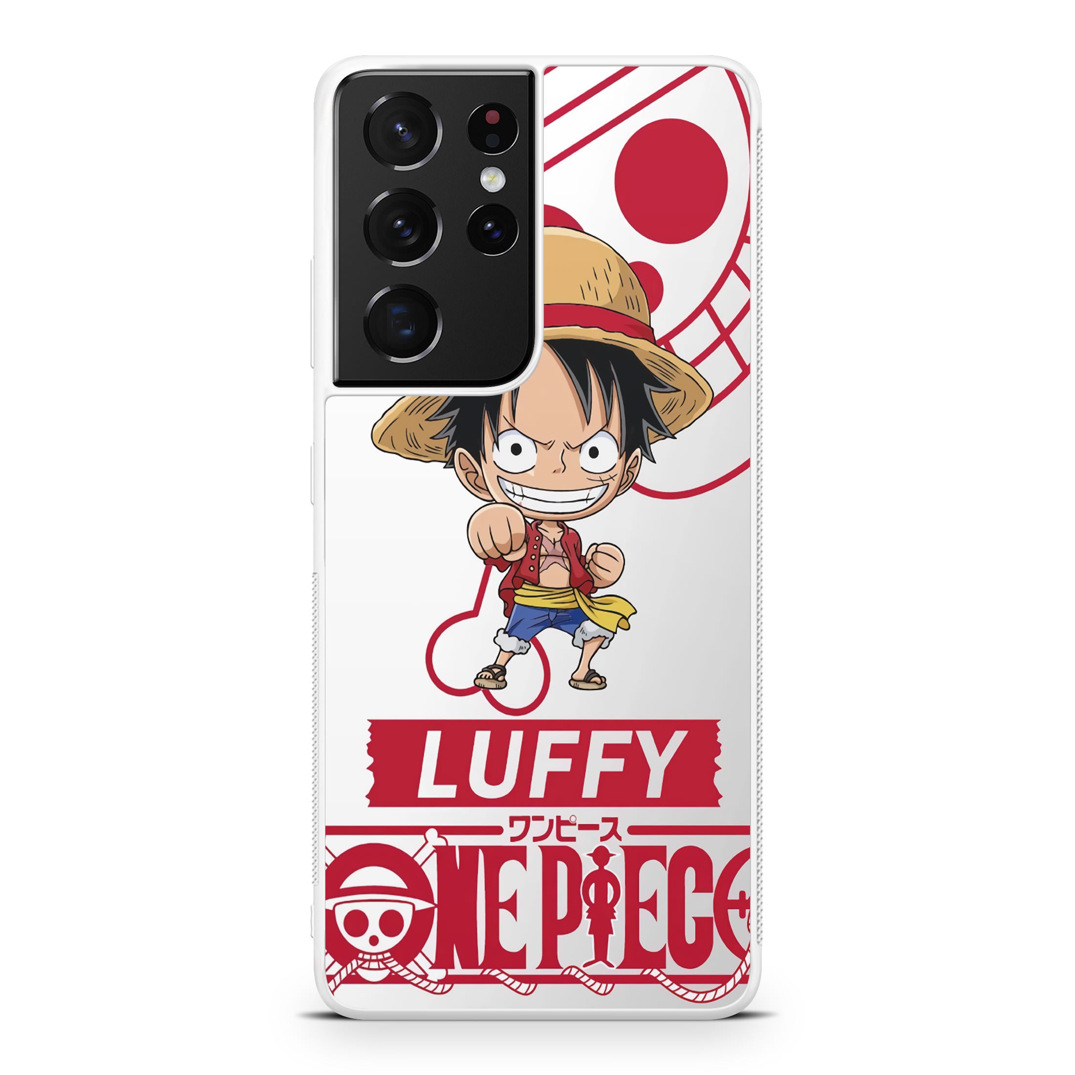 Chibi Luffy Galaxy S21 Ultra Case