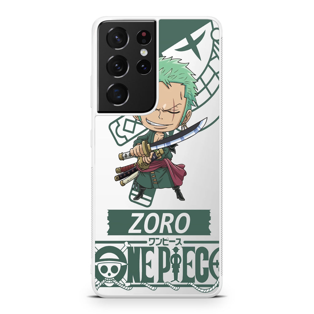 Chibi Zoro Galaxy S21 Ultra Case