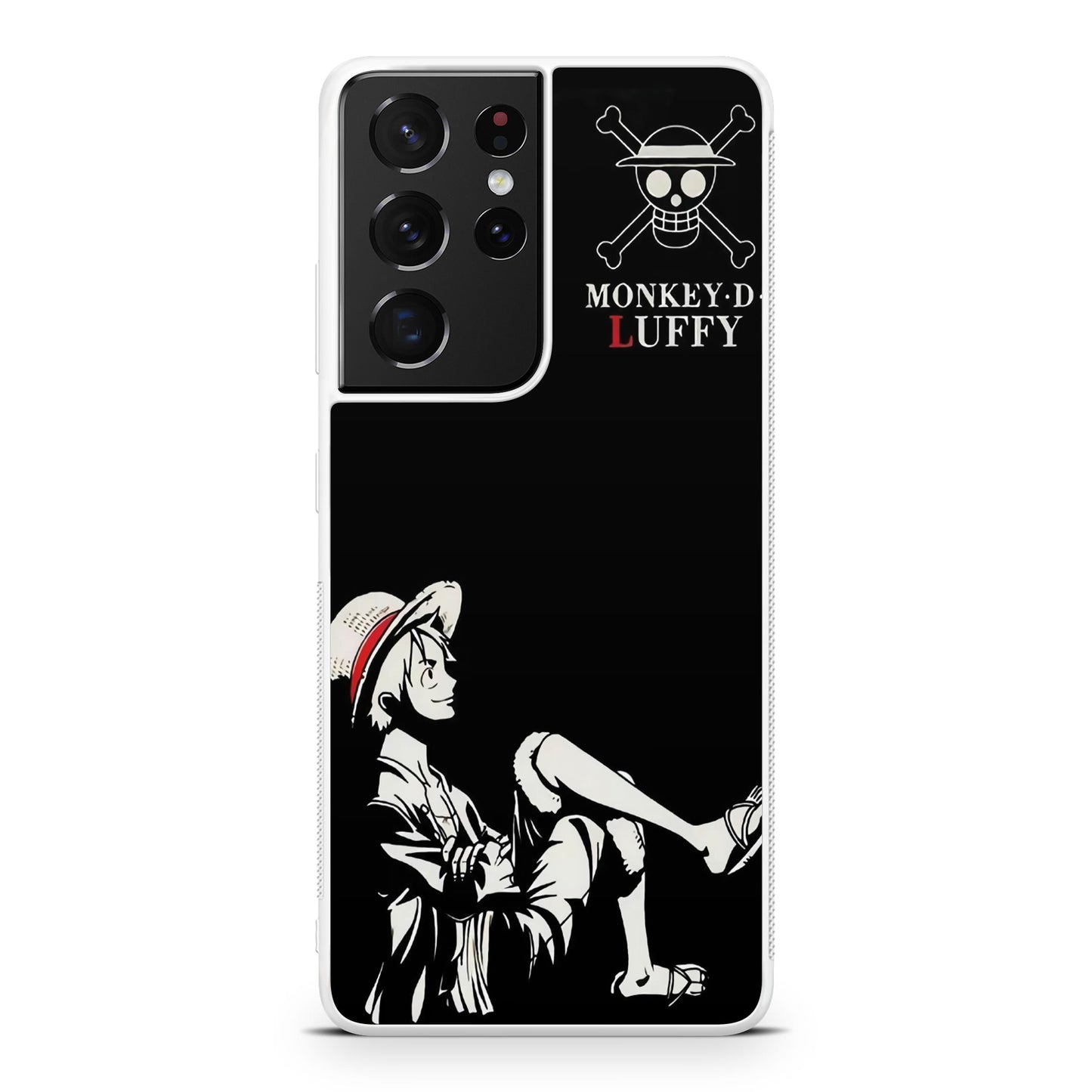 Monkey D Luffy Black And White Galaxy S21 Ultra Case