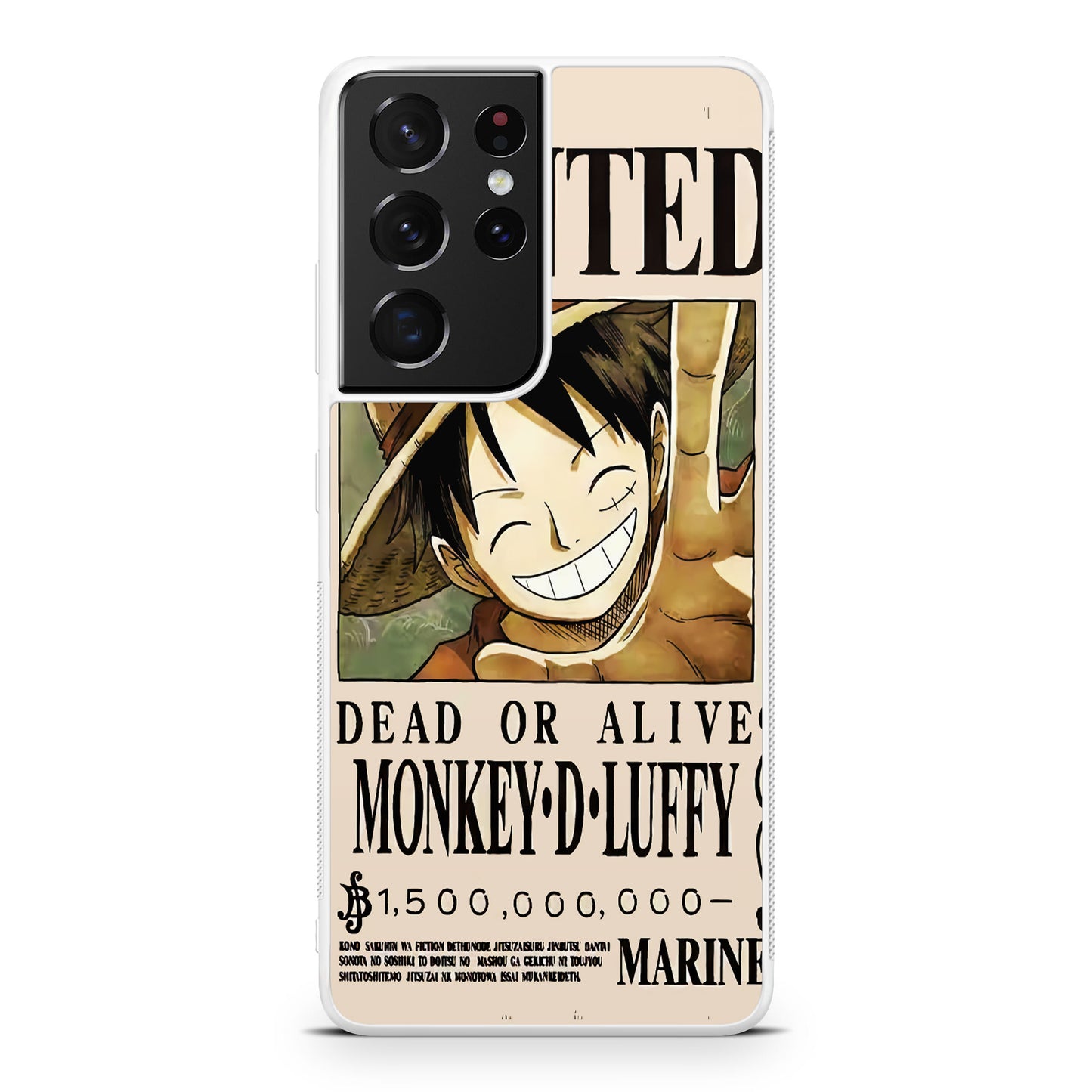 Monkey D Luffy Bounty Galaxy S21 Ultra Case