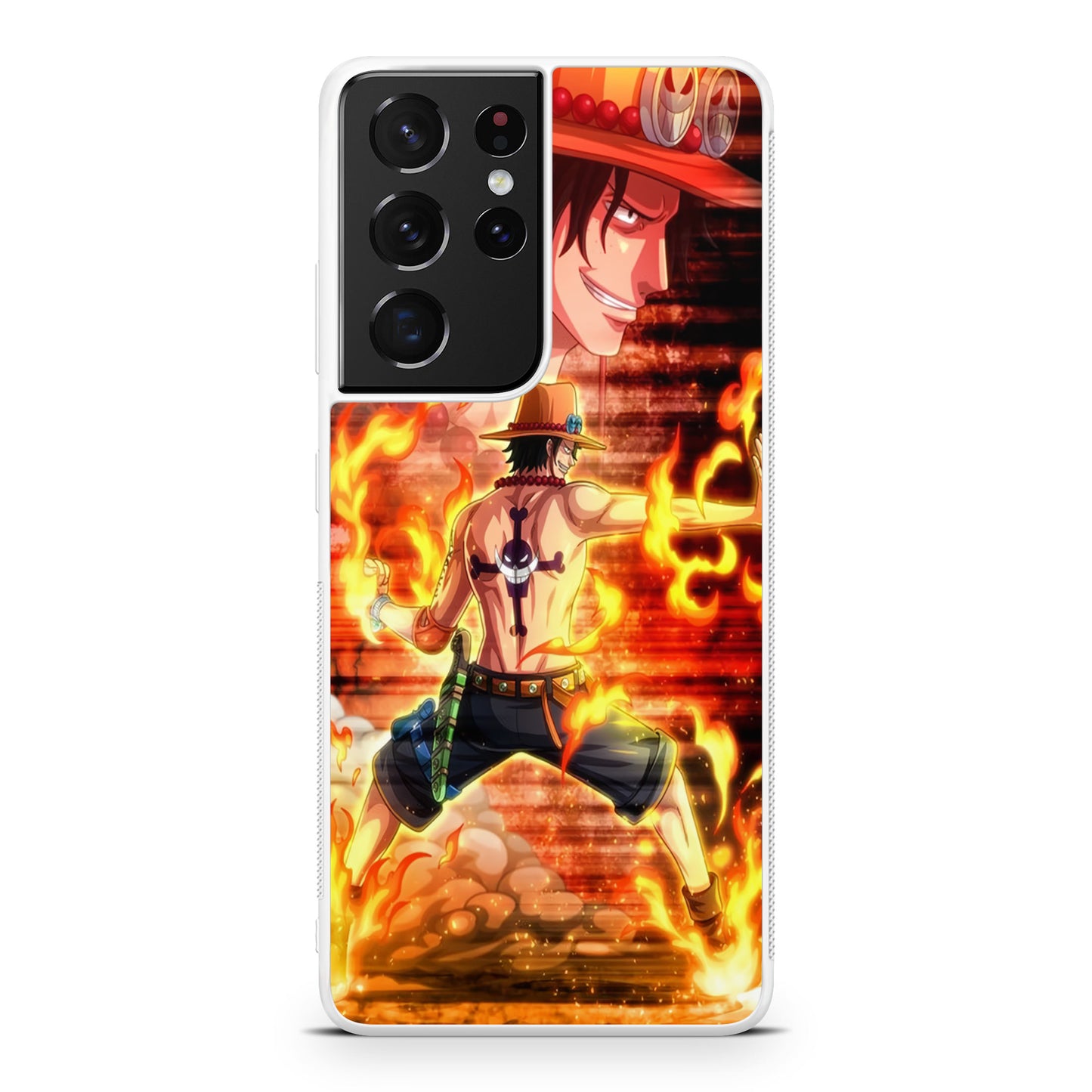 Portgas D Ace One Piece Galaxy S21 Ultra Case