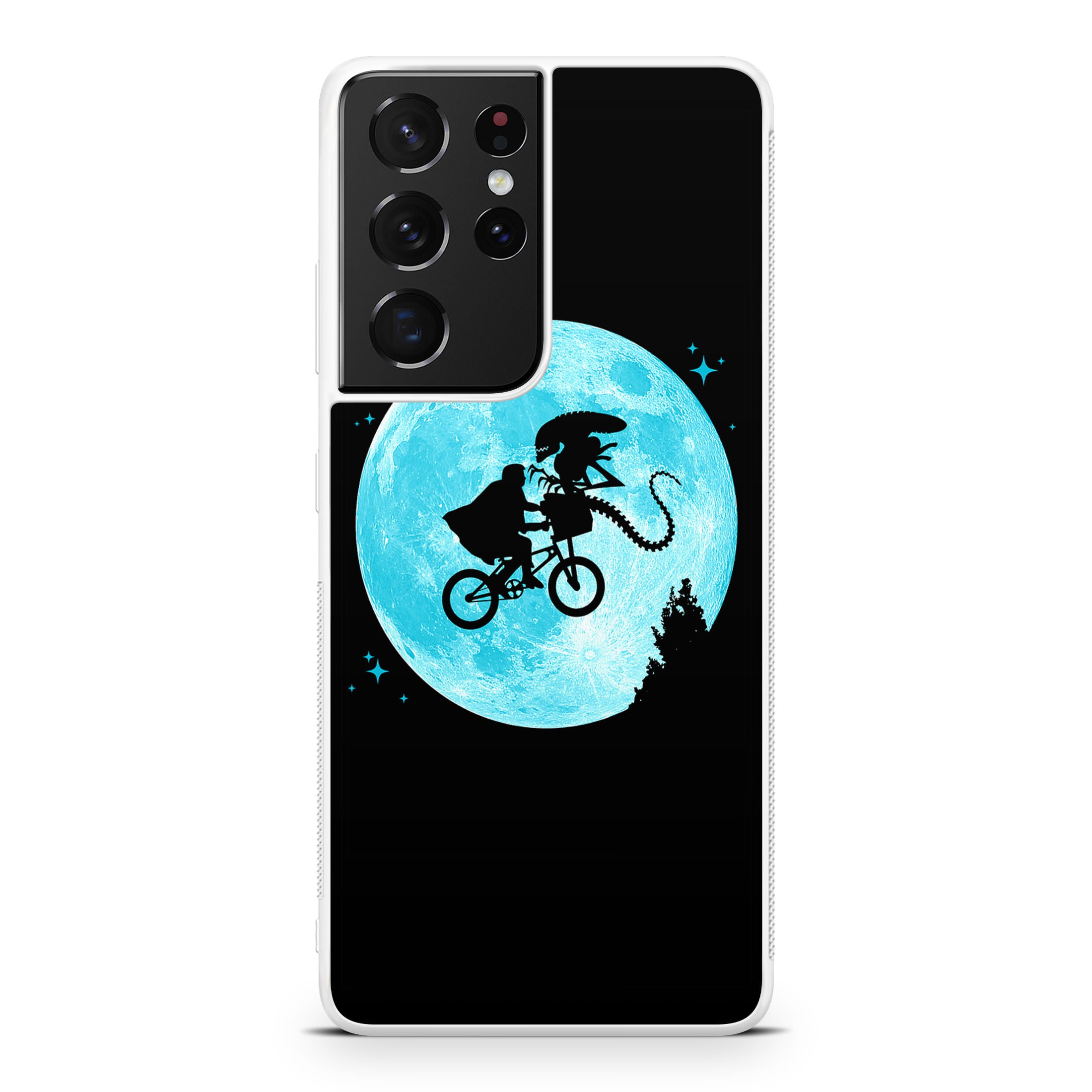 Alien Bike to the Moon Galaxy S21 Ultra Case
