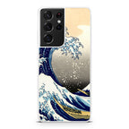 Artistic the Great Wave off Kanagawa Galaxy S21 Ultra Case