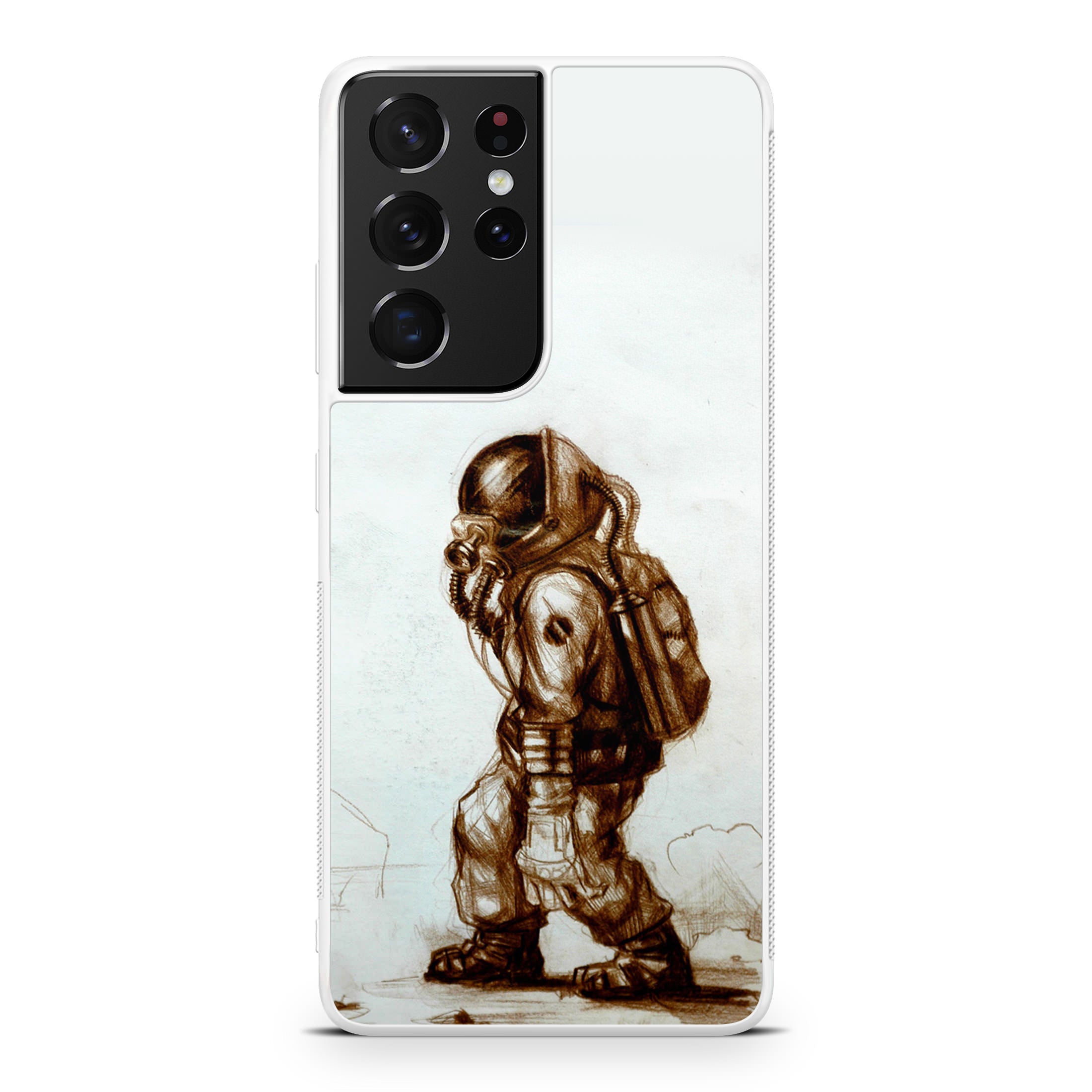 Astronaut Heavy Walk Galaxy S21 Ultra Case