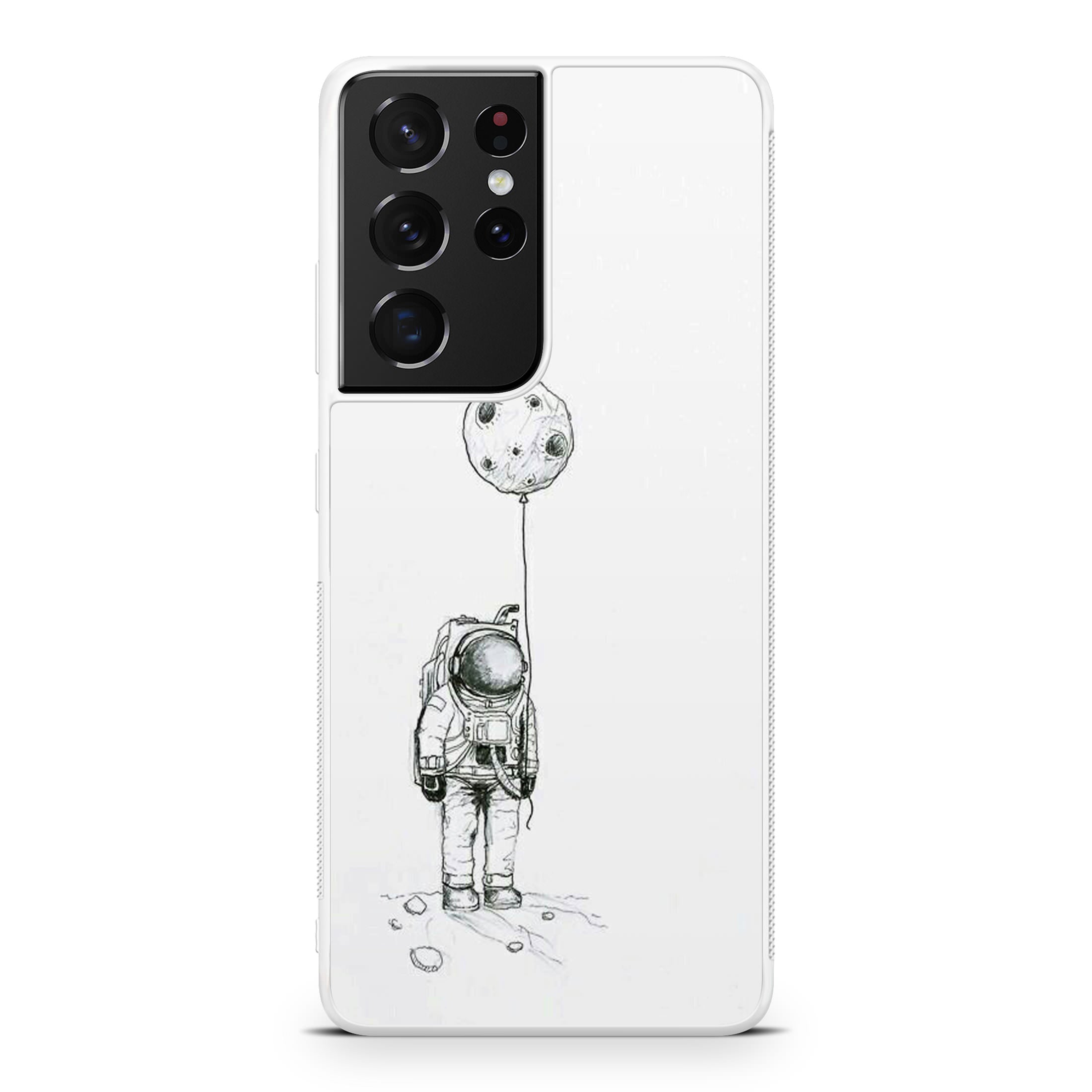Astronaut Moon Balloon Galaxy S21 Ultra Case