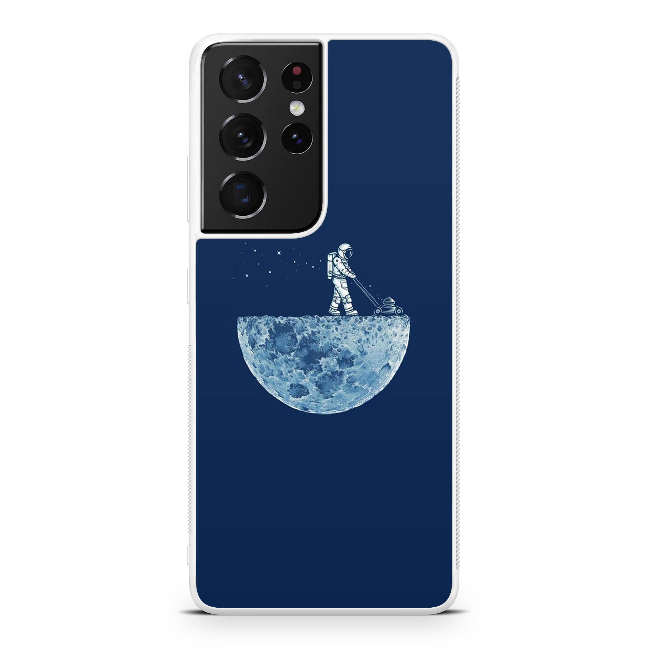 Astronaut Mowing The Moon Galaxy S21 Ultra Case