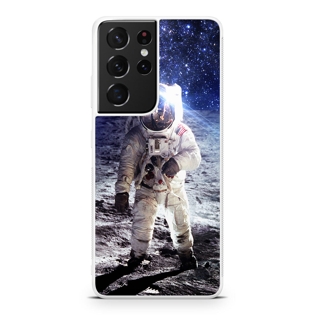 Astronaut Space Moon Galaxy S21 Ultra Case