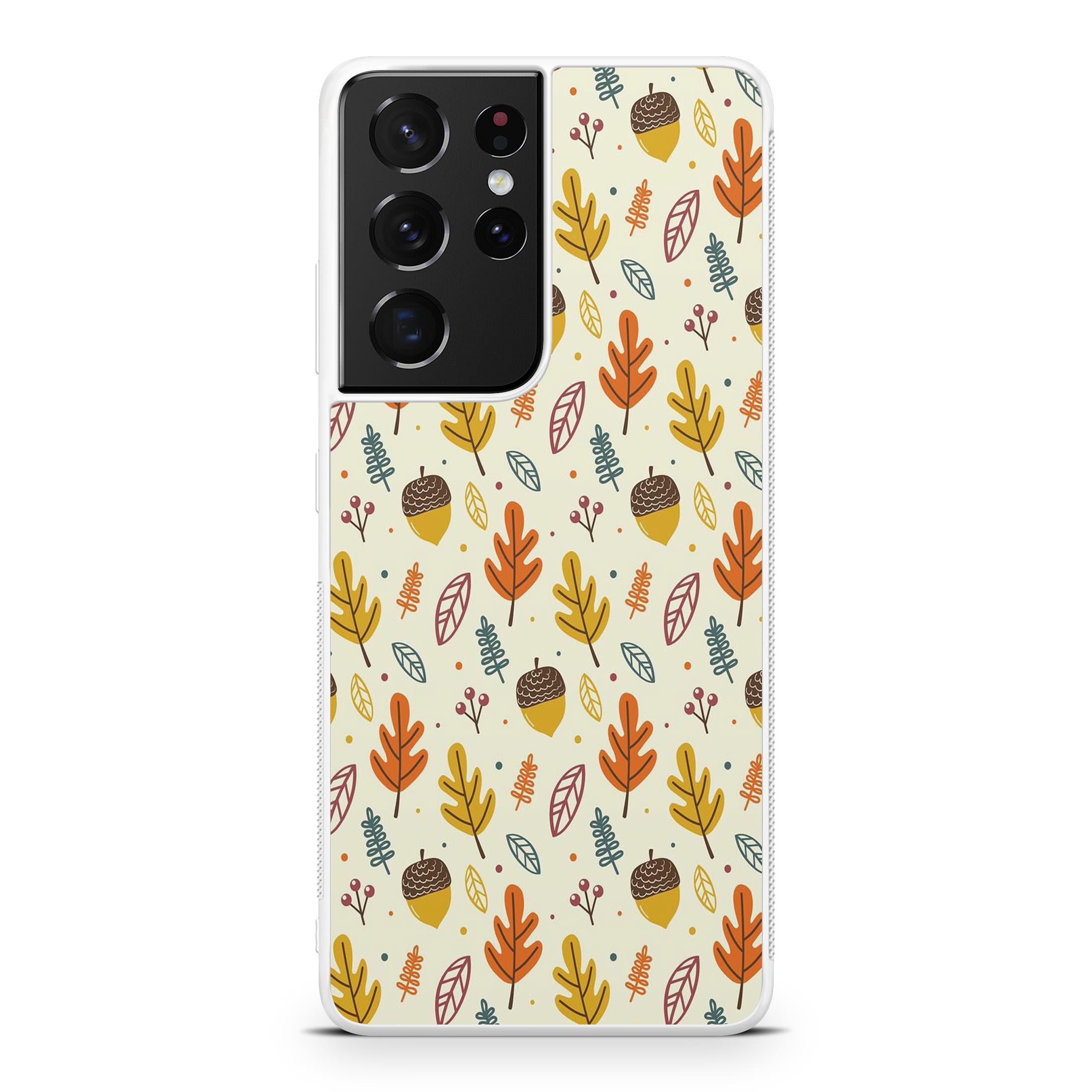 Autumn Things Pattern Galaxy S21 Ultra Case