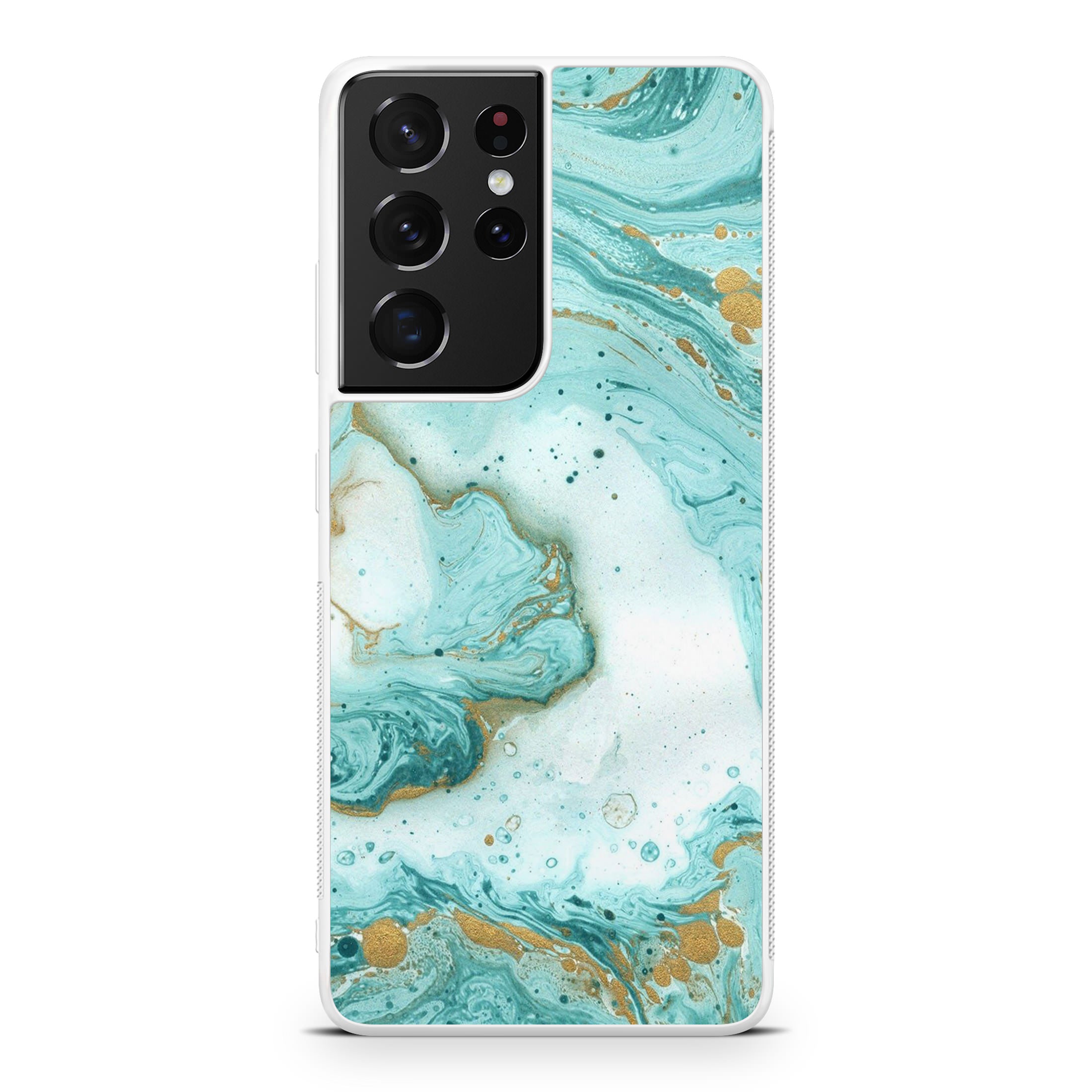 Azure Water Glitter Galaxy S21 Ultra Case
