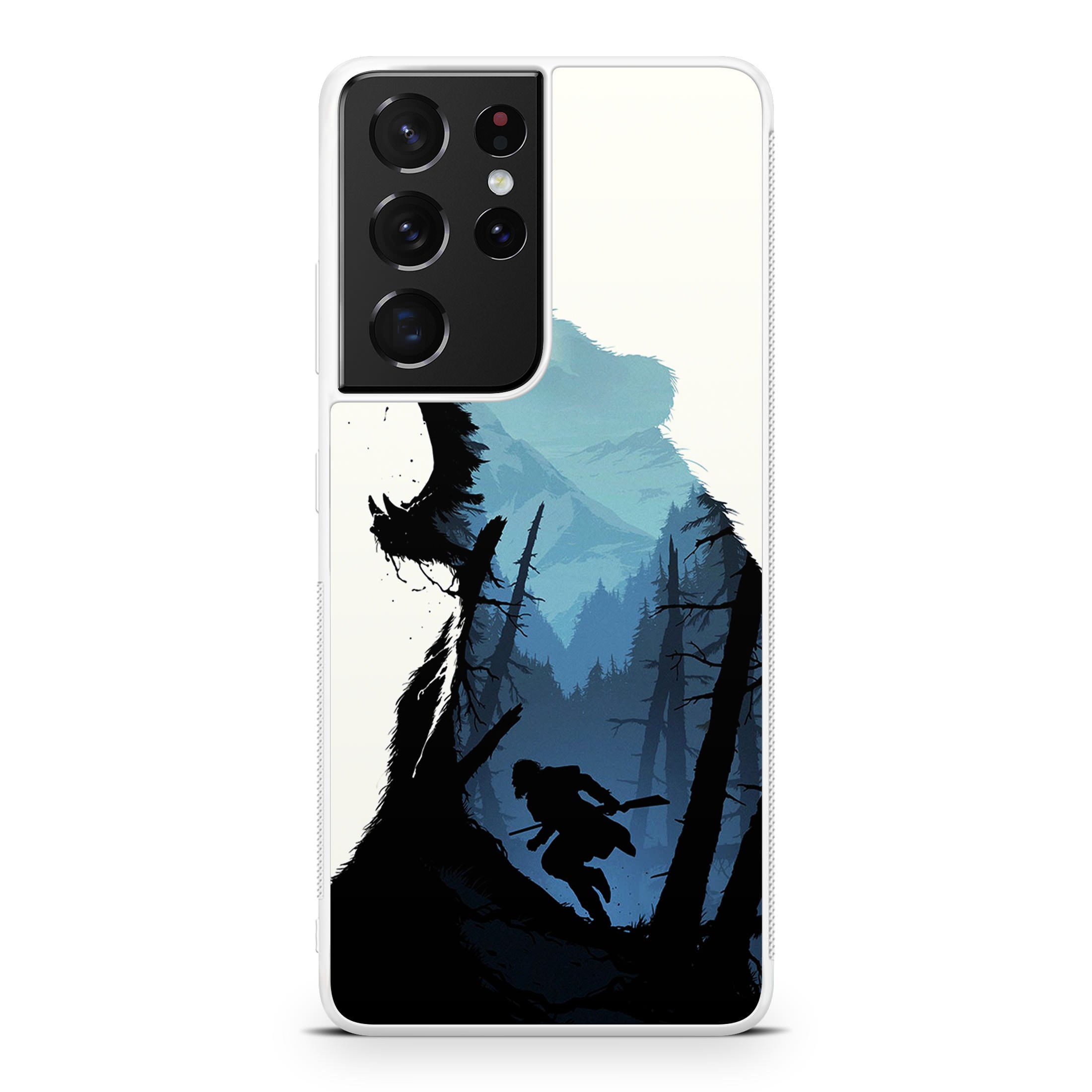 Bear Hunter Art Galaxy S21 Ultra Case