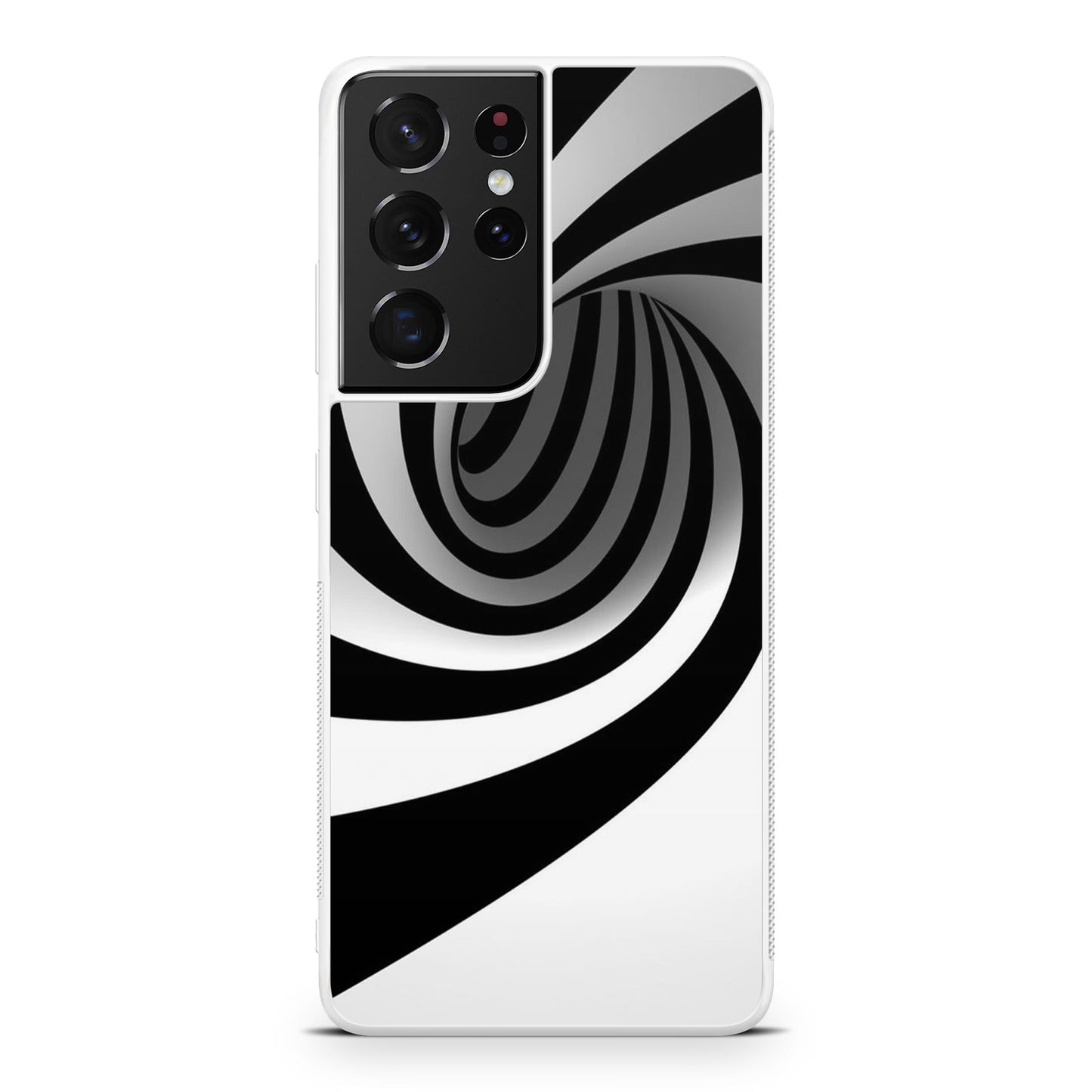 Black and White Twist Galaxy S21 Ultra Case