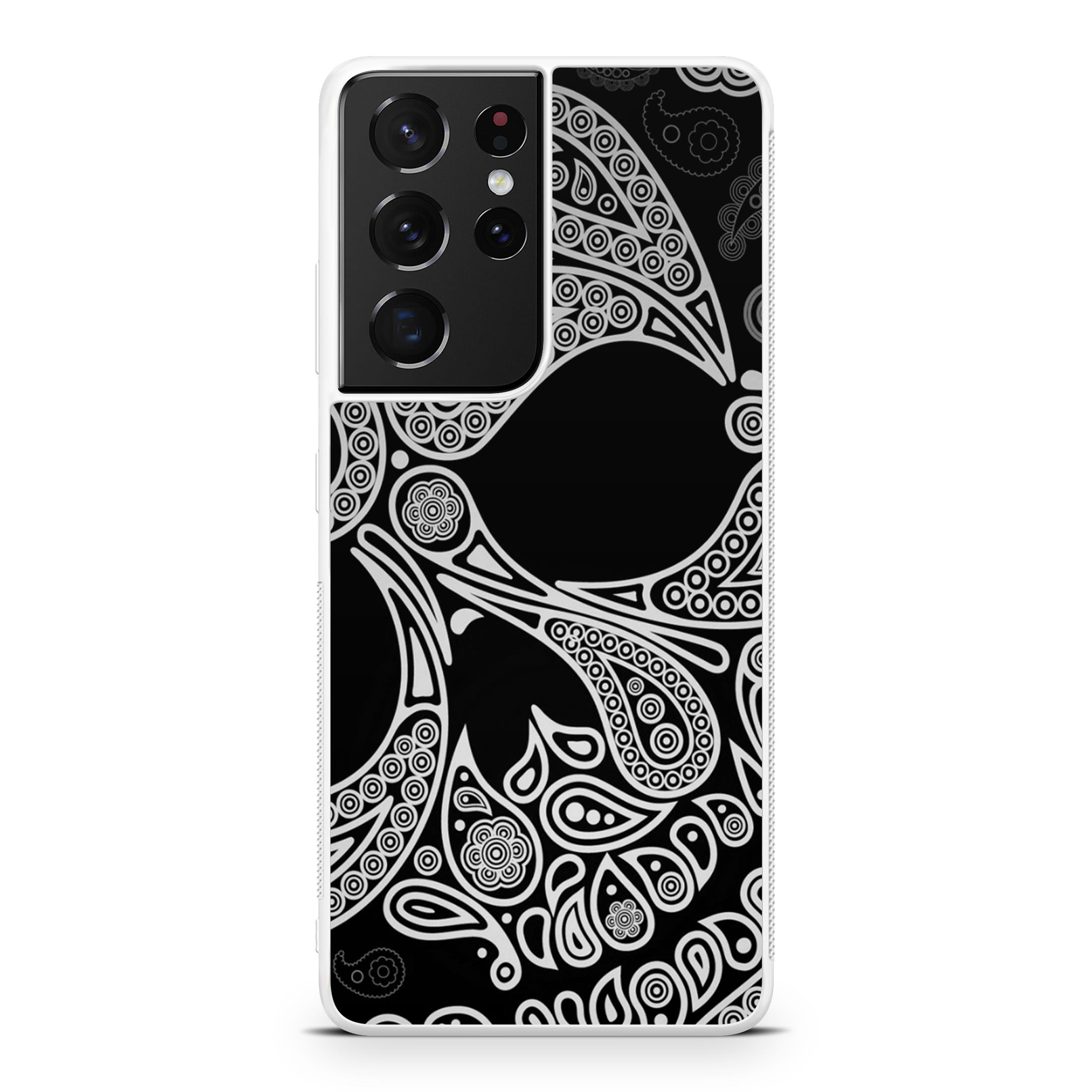 Black Skull Galaxy S21 Ultra Case