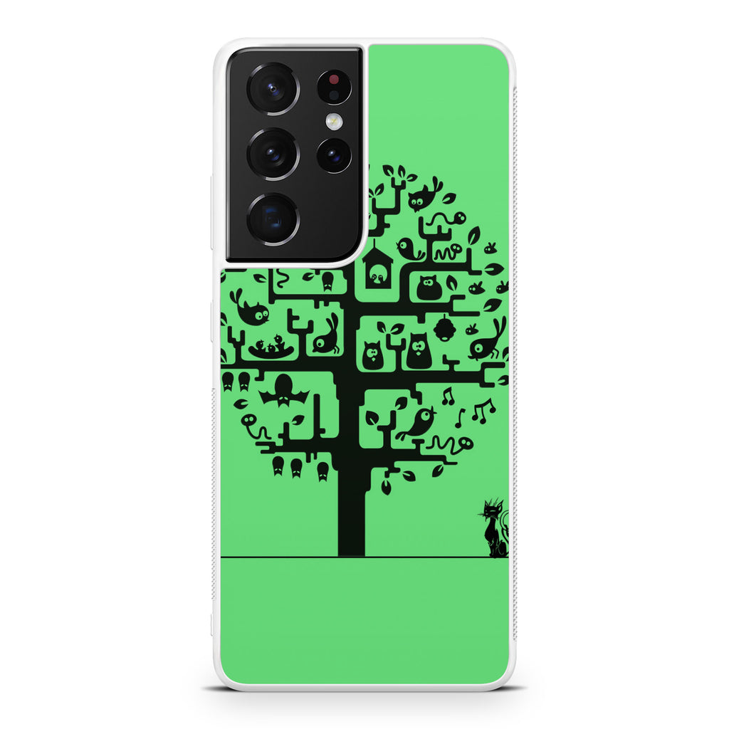 Cat Tree Galaxy S21 Ultra Case