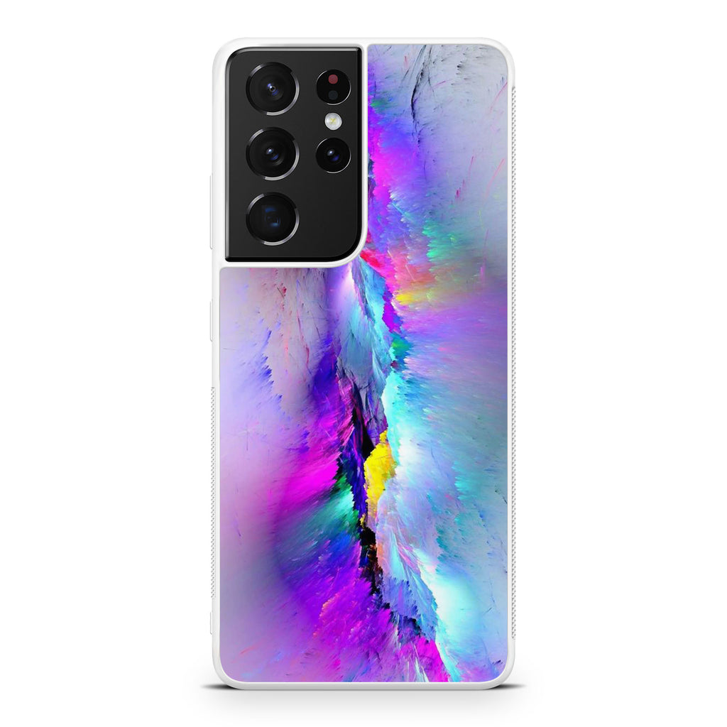 Colorful Abstract Smudges Galaxy S21 Ultra Case