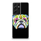 Colorful Bulldog Art Galaxy S21 Ultra Case
