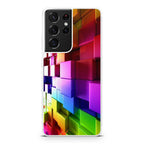 Colorful Cubes Galaxy S21 Ultra Case