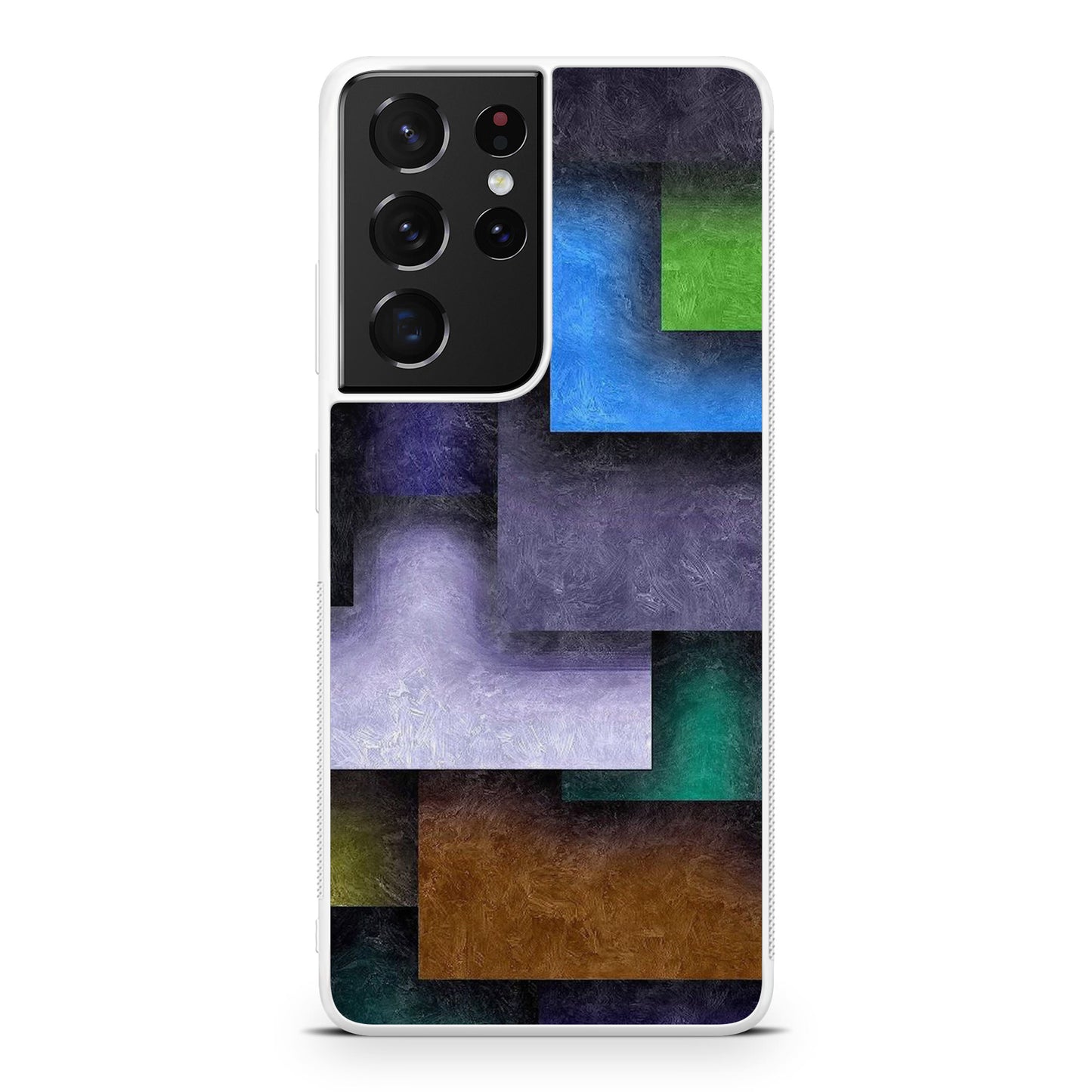 Colorful Rectangel Art Galaxy S21 Ultra Case
