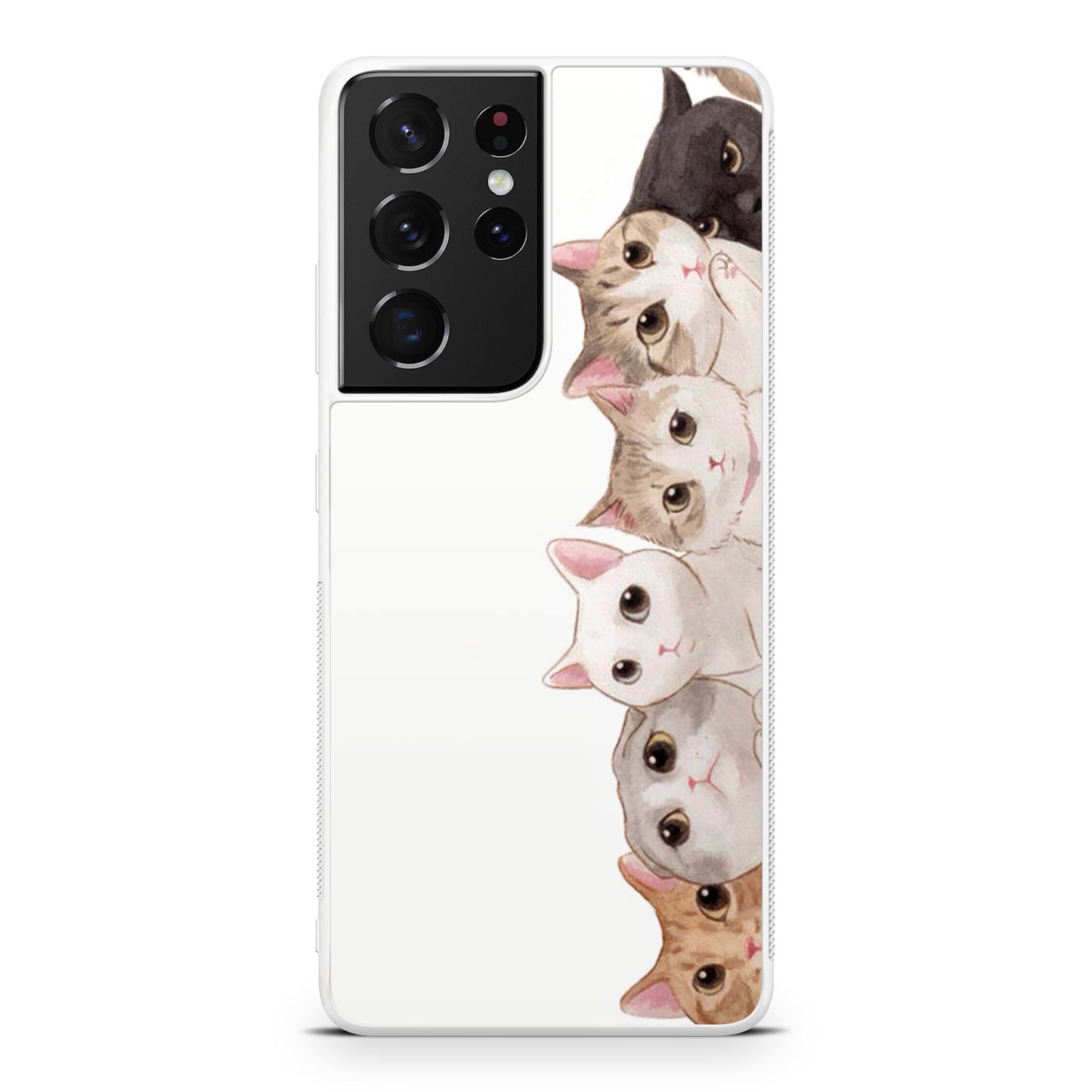 Cute Cats Vertical Galaxy S21 Ultra Case