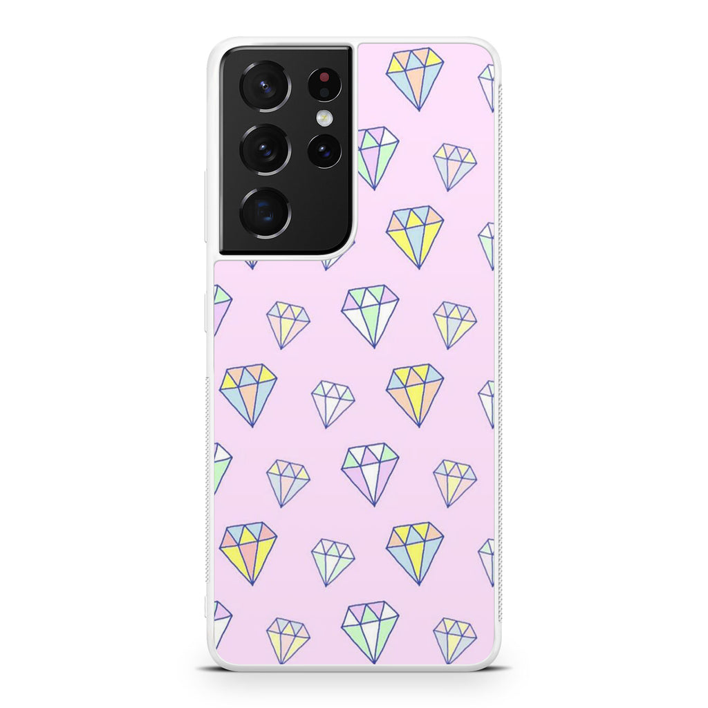 Diamonds Pattern Galaxy S21 Ultra Case