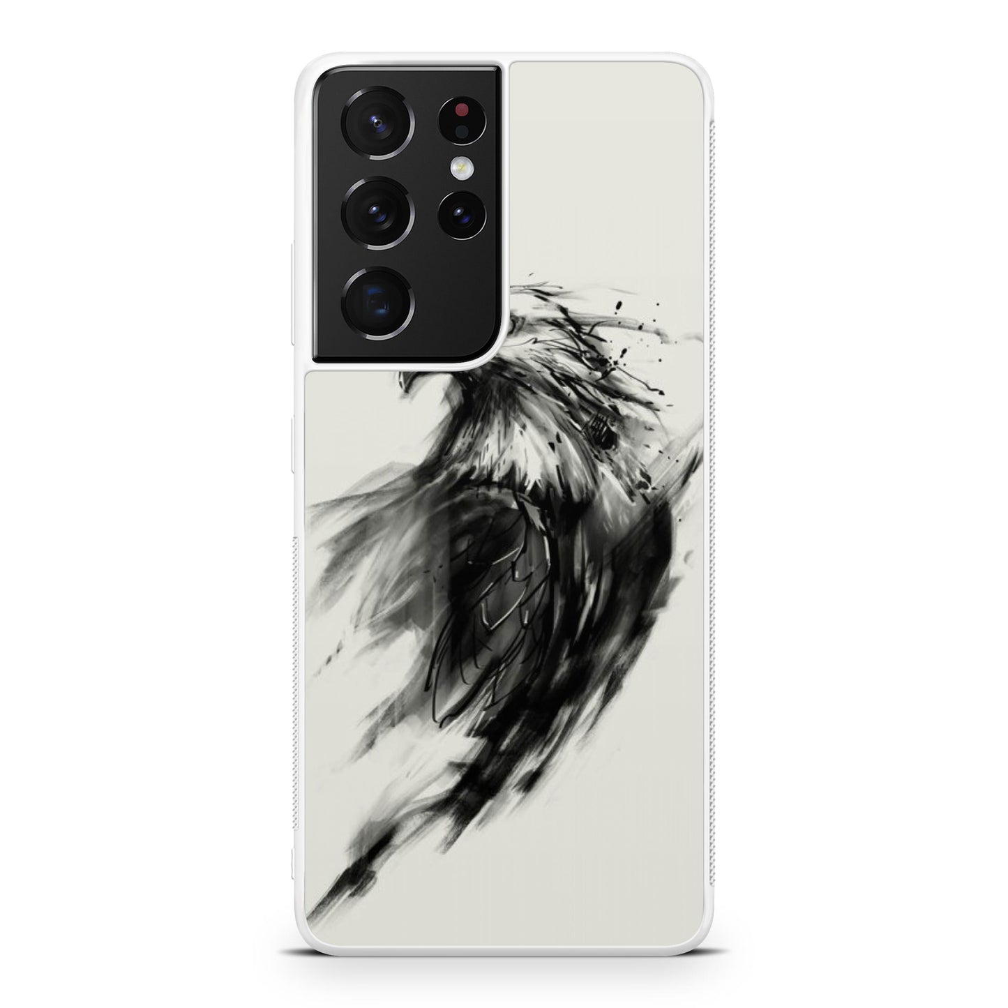 Eagle Art Black Ink Galaxy S21 Ultra Case