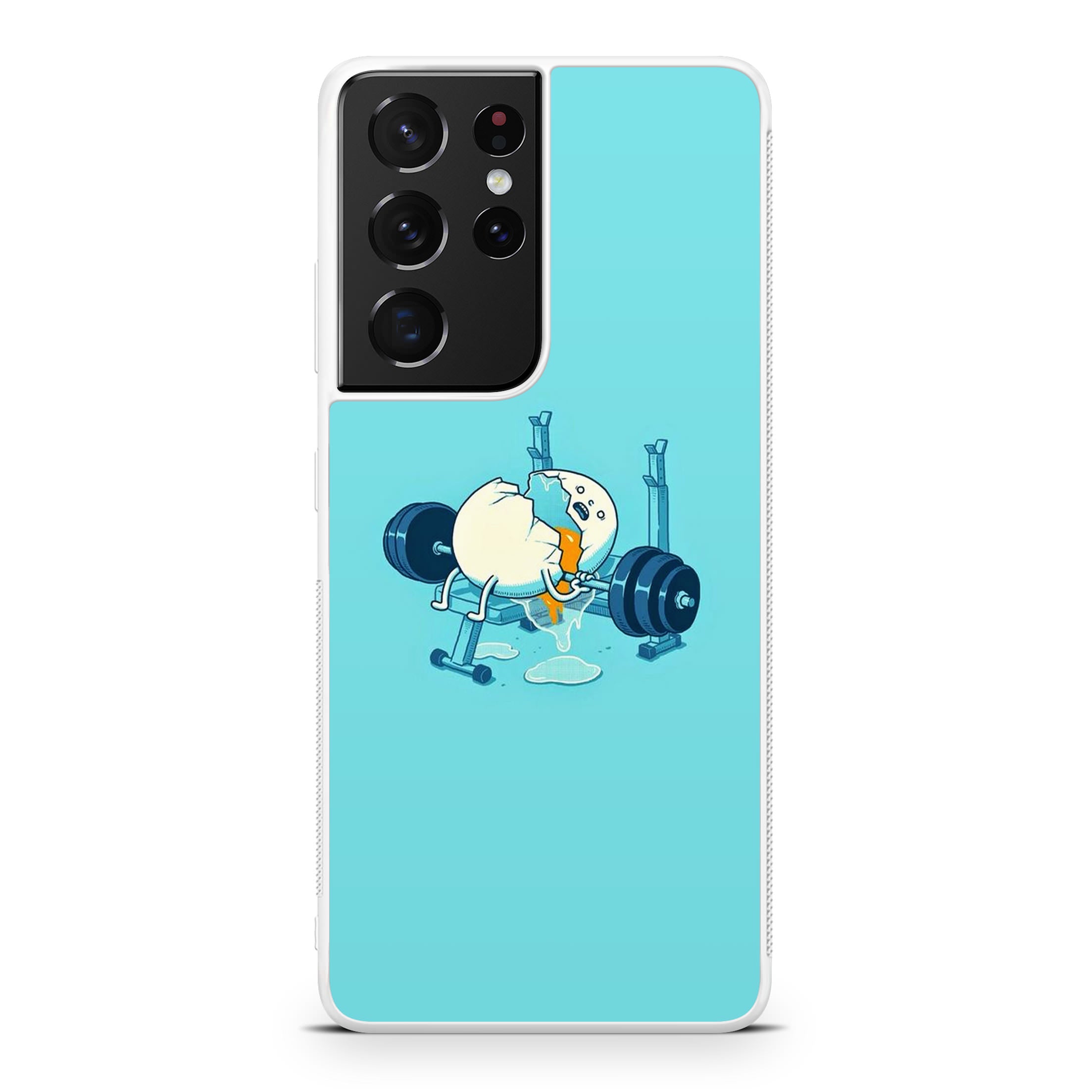 Egg Accident Workout Galaxy S21 Ultra Case