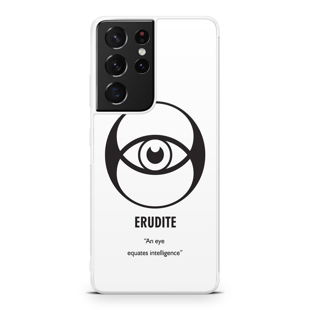 Erudite Divergent Faction Galaxy S21 Ultra Case