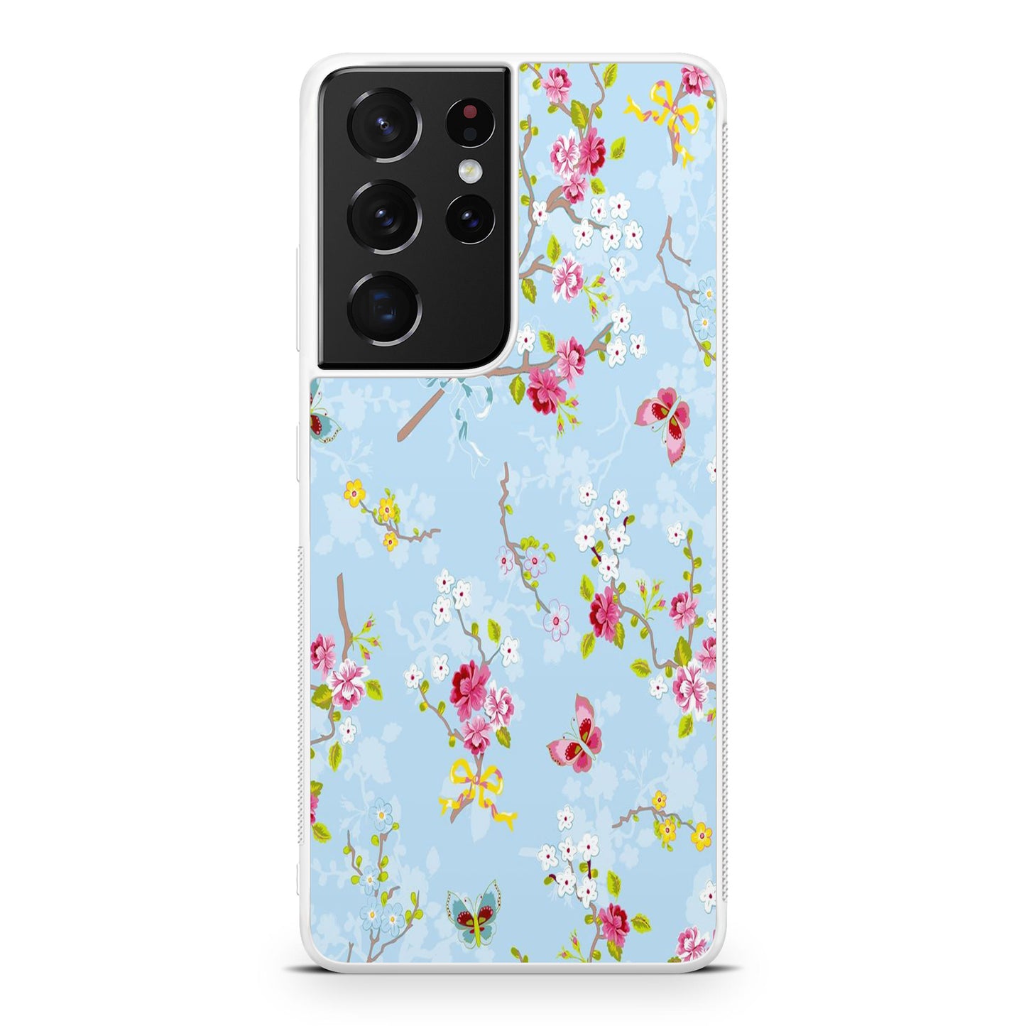 Floral Summer Wind Galaxy S21 Ultra Case