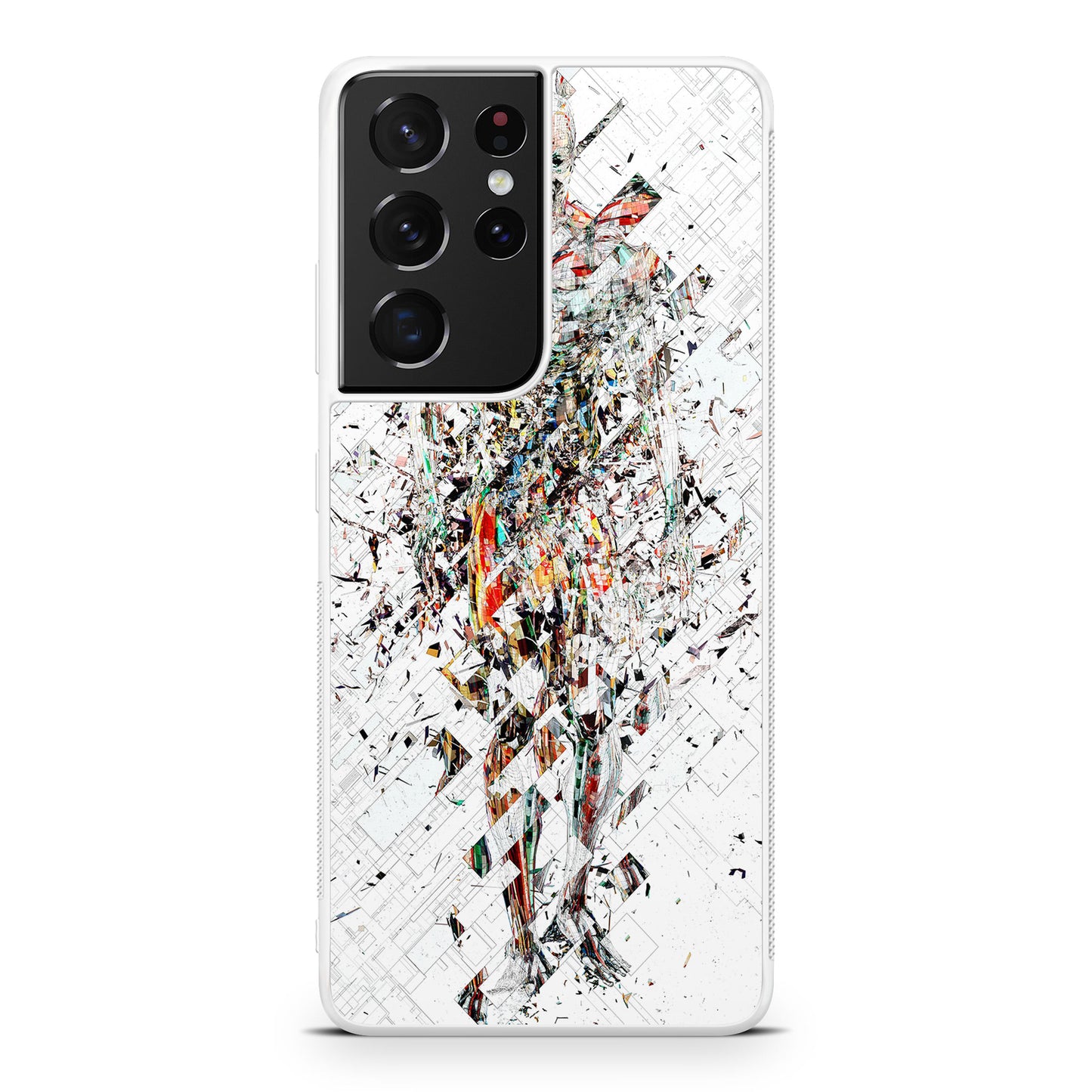 Fragmantacia Art Human Abstract Galaxy S21 Ultra Case
