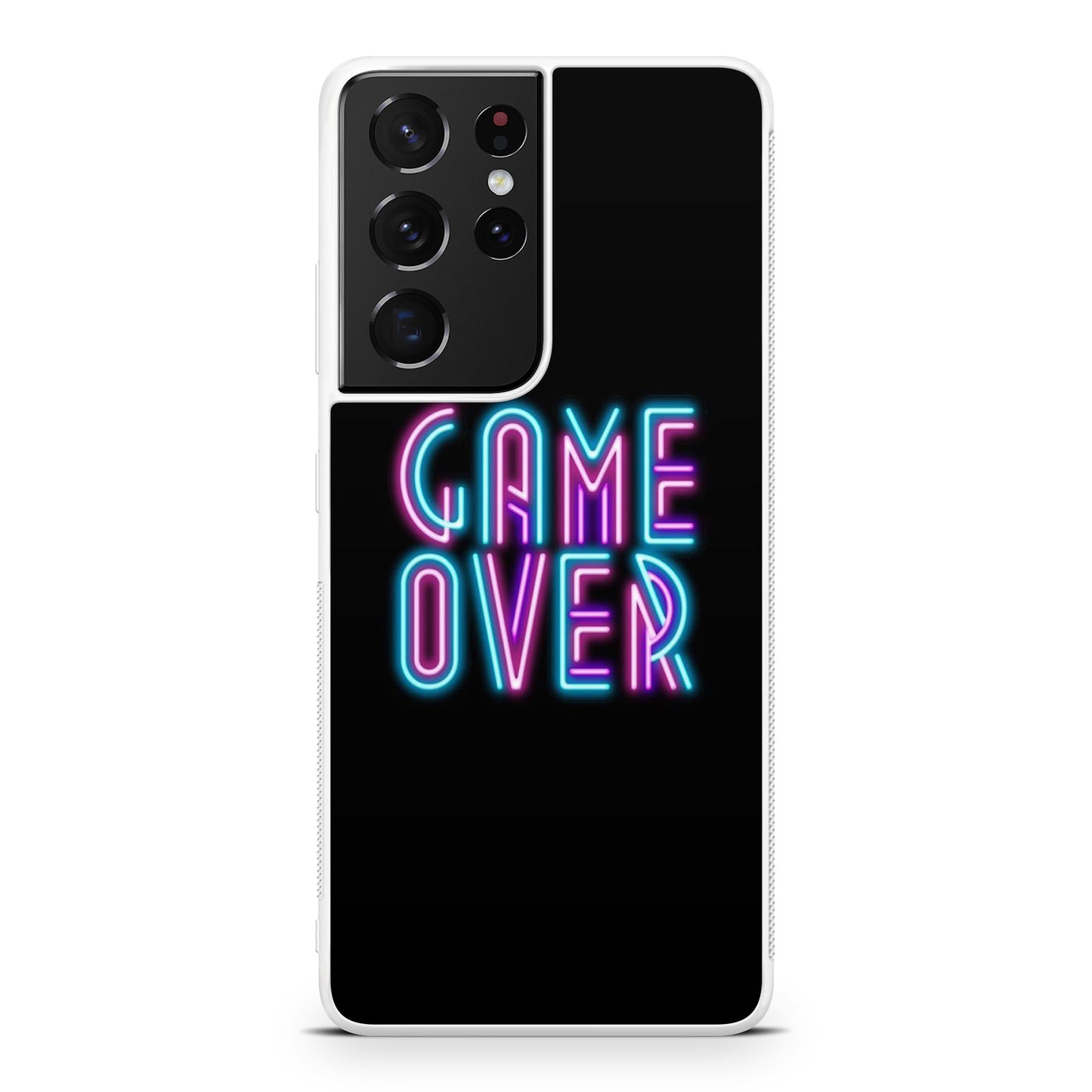 Game Over Neon Galaxy S21 Ultra Case