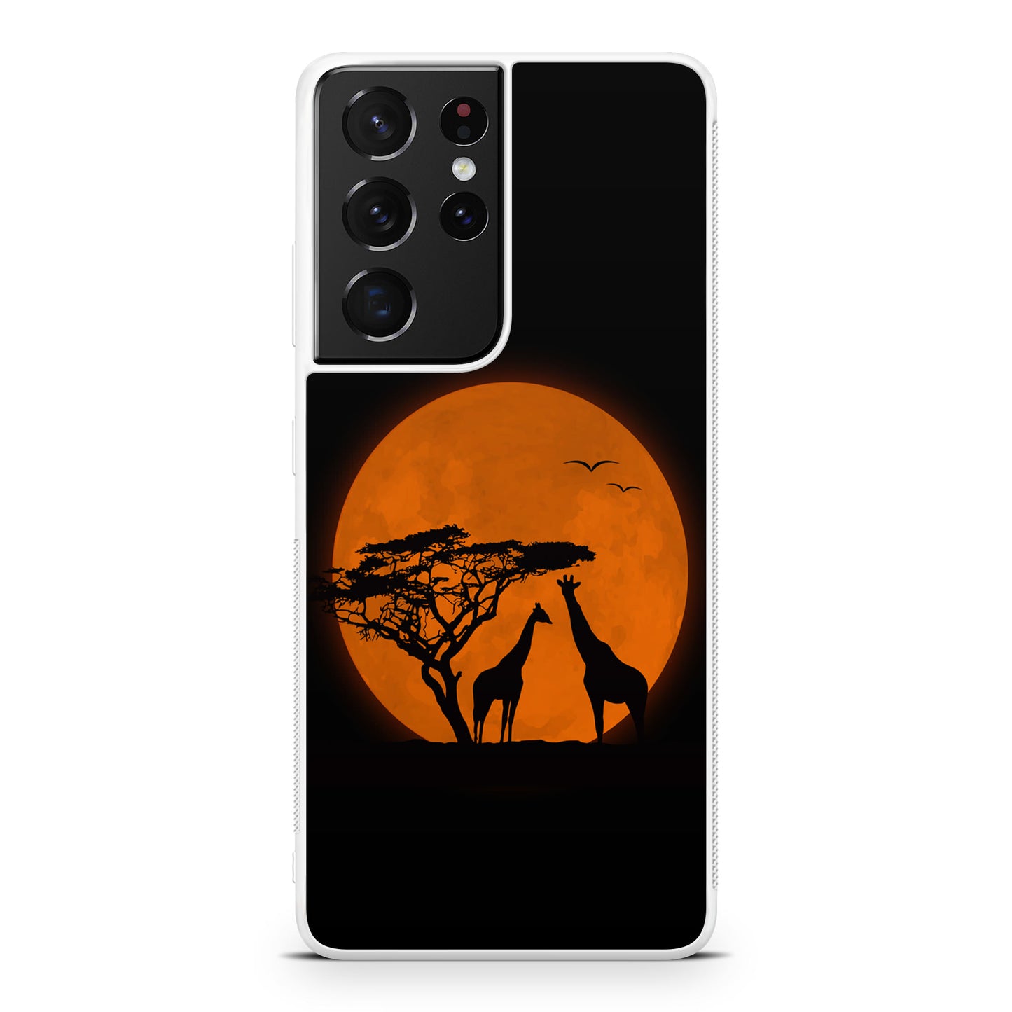 Giraffes Silhouette Galaxy S21 Ultra Case