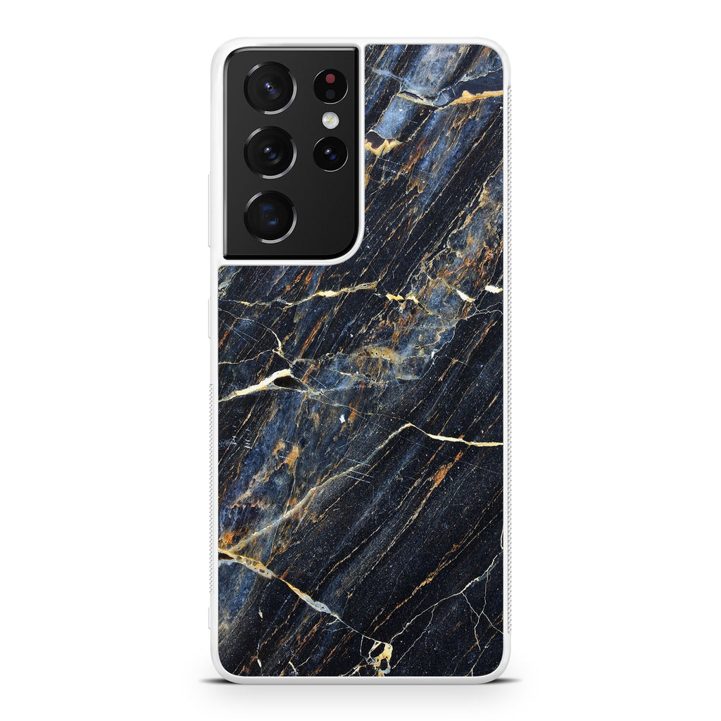 Golden Black Marble Galaxy S21 Ultra Case