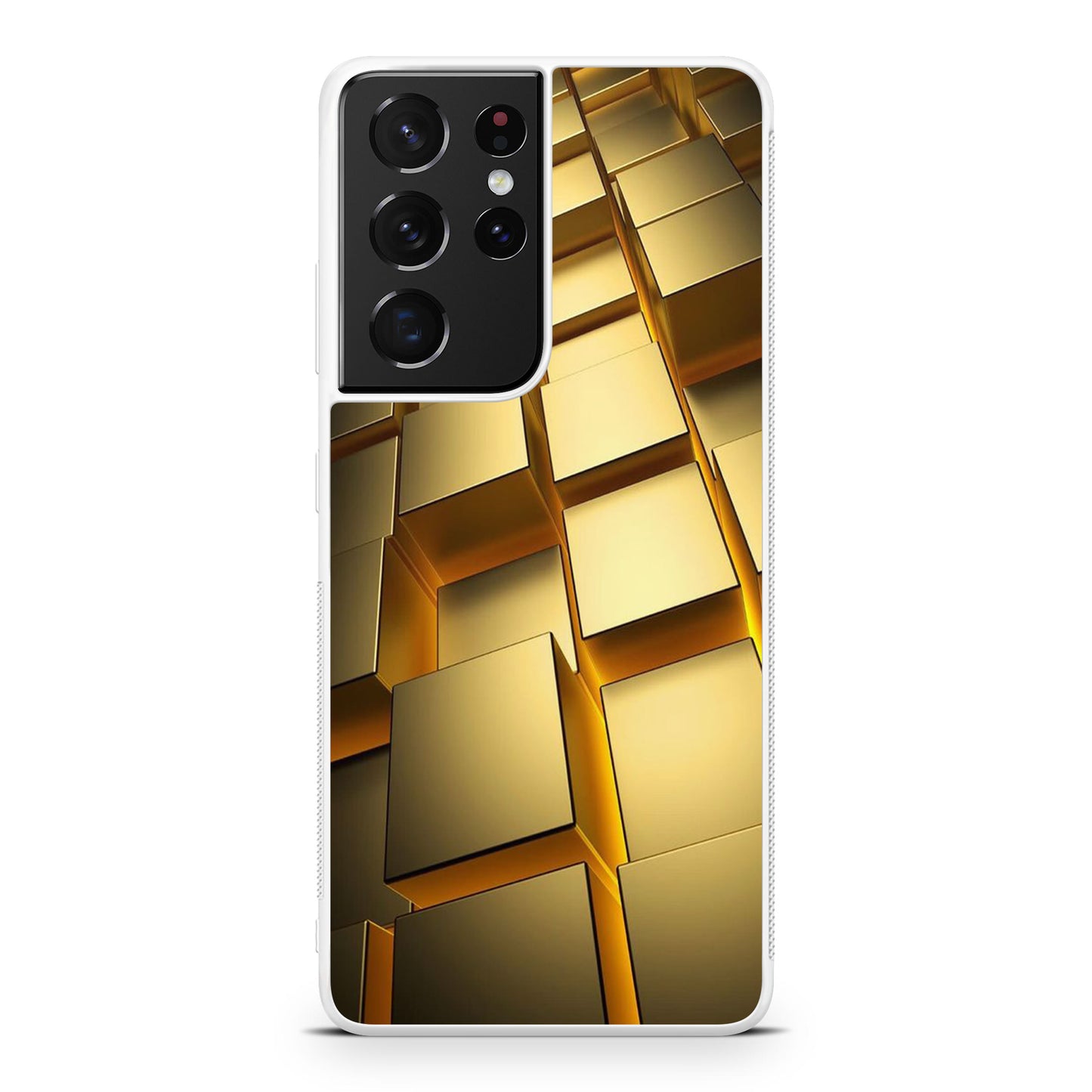 Golden Cubes Galaxy S21 Ultra Case
