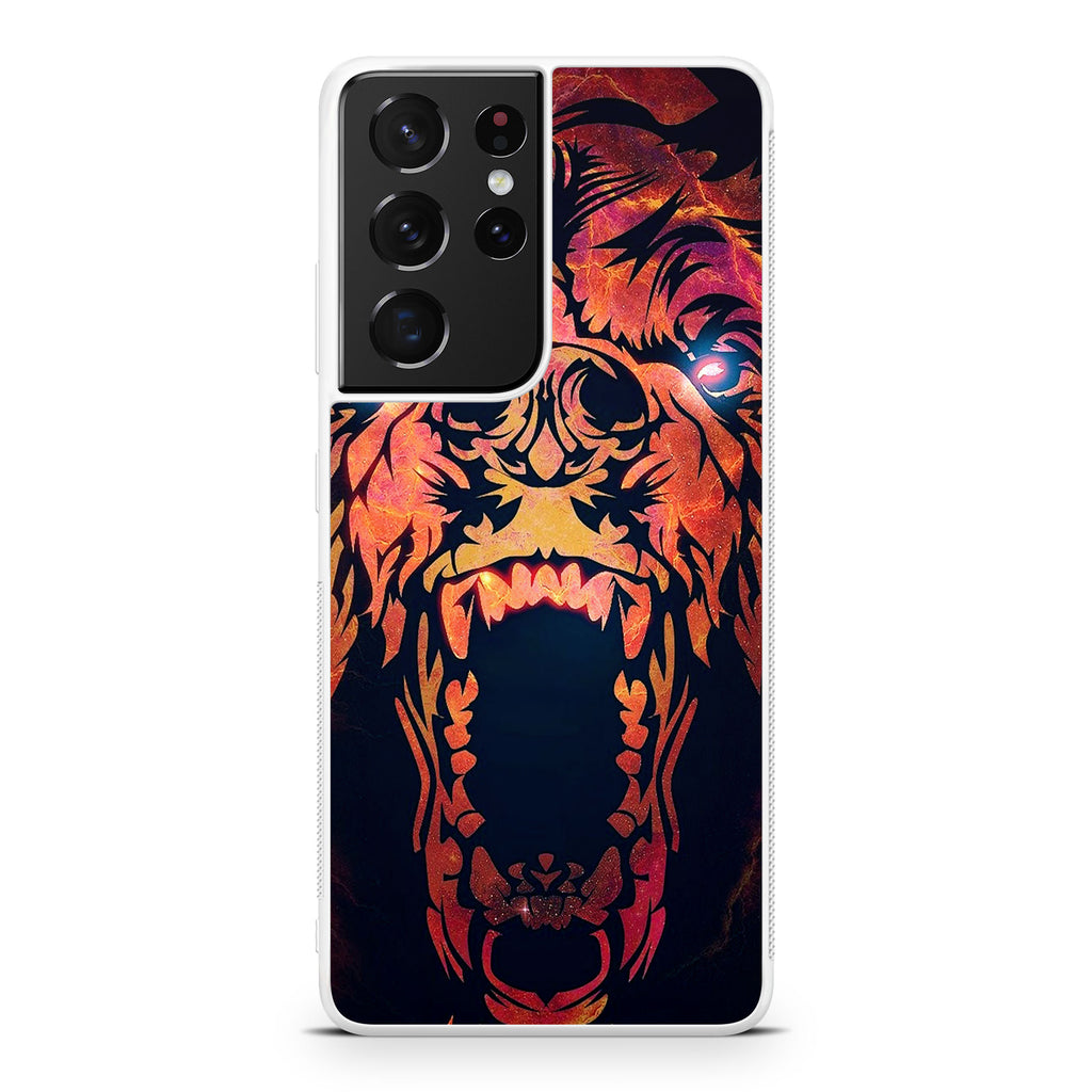 Grizzly Bear Art Galaxy S21 Ultra Case