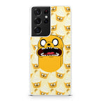 Hora de Advantura Cups Pattern Galaxy S21 Ultra Case