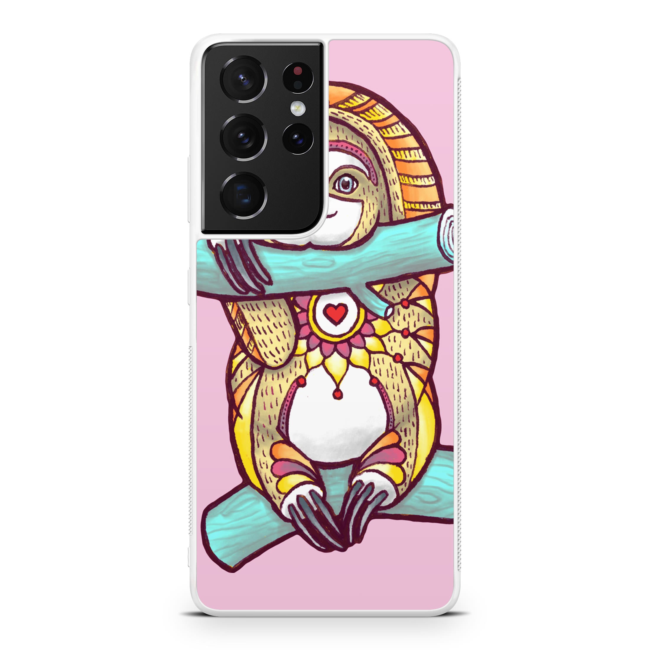 Mandala Sloth Galaxy S21 Ultra Case
