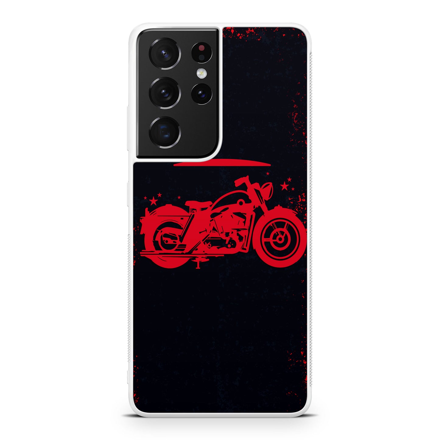 Motorcycle Red Art Galaxy S21 Ultra Case